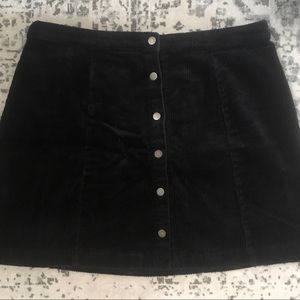 Corduroy Mini Skirt
